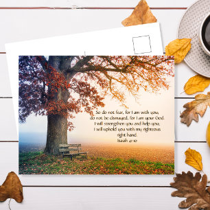 Custom Inspirational bible verse from Isaiah Bible Postcard