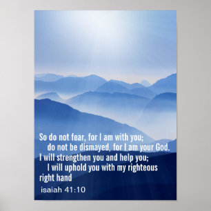 Custom Inspirational Bible Verse  Poster