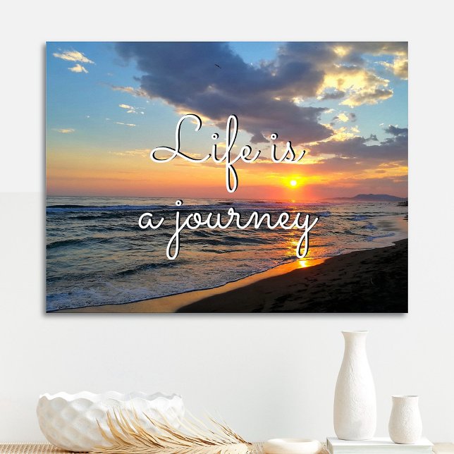 Custom Inspirational Quote Personalised Photo Poster (Creator Uploaded)