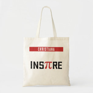 Custom InsPire Pi day Happy Pi day Math Gifts Tote Bag