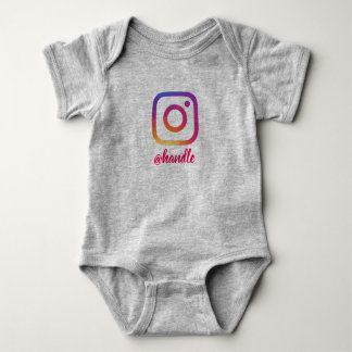 Custom Instagram baby onsie Baby Bodysuit