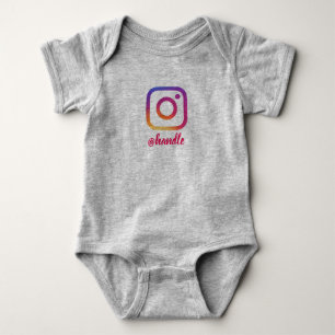Custom Instagram baby onsie Bodysuit
