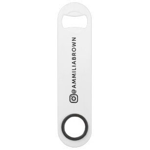 Custom Instagram Name   Personalised Social Bar 