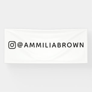 Custom Instagram   Personalized Social Media Brand Banner