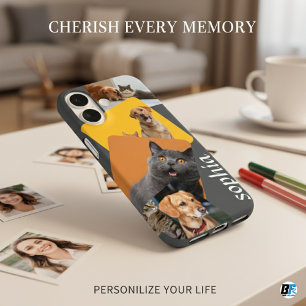 Custom Instagram Photo Collage Personalised Name  iPhone 16 Case
