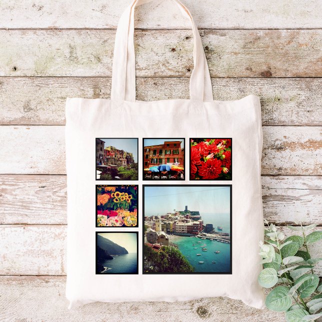 Custom Instagram Photo Collage Tote Bag (Creator Uploaded)