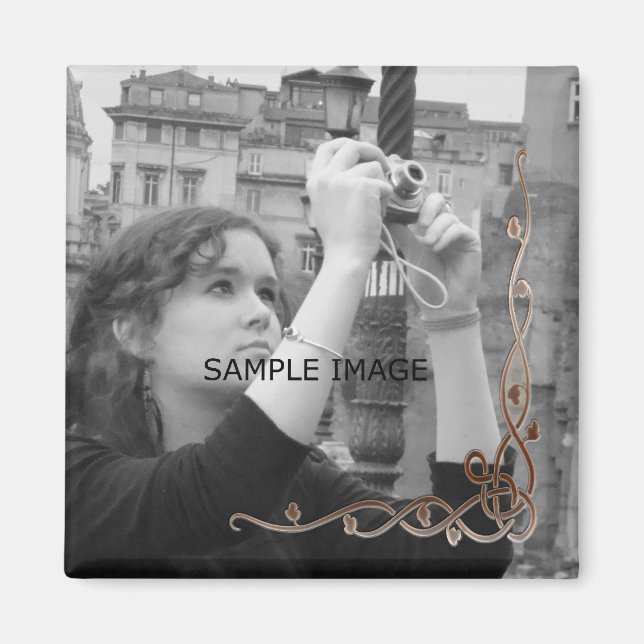 Custom Instagram Photo | Create Your Own Magnet (Front)