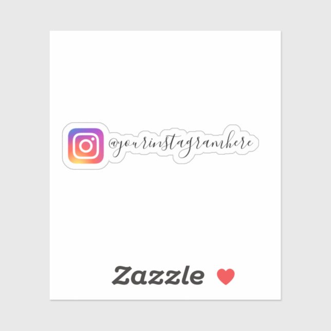 Custom Instagram Social Media (Sheet)