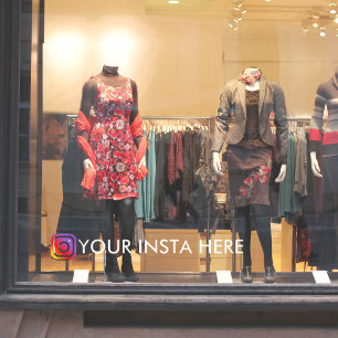 Custom Instagram Username window car decal 