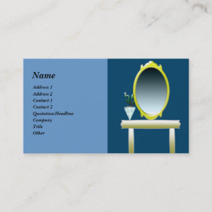 Custom Interior Designer Business Card