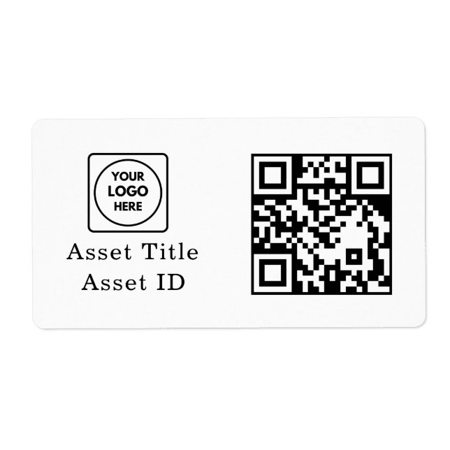 Custom Inventory QR | Asset ID Business Tracking (Front)