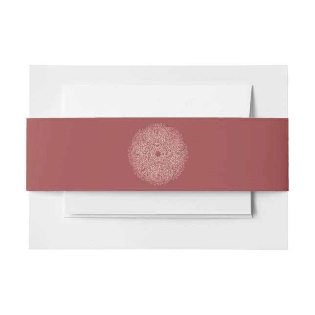 Custom Invitation Belly Band (Front Example)