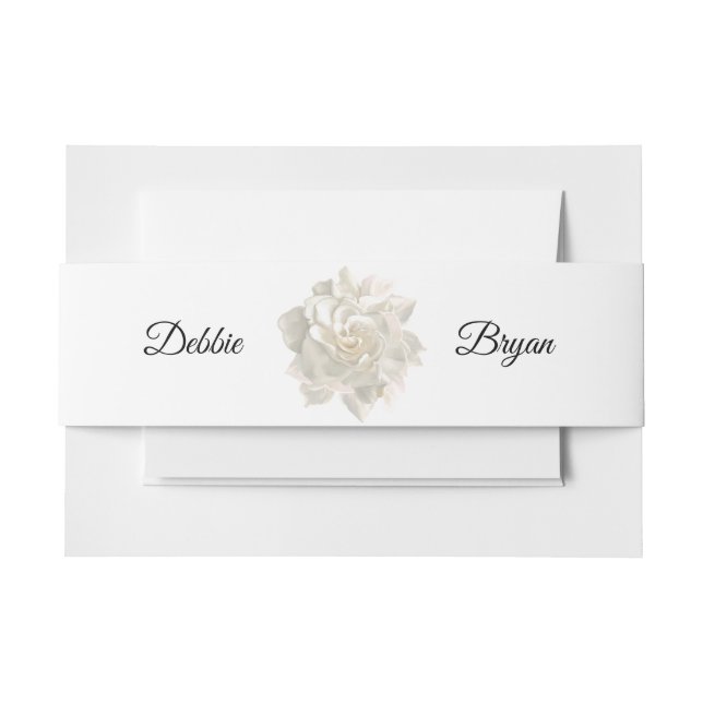 Custom Invitation Belly Band (Front Example)