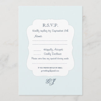 Custom Invitation Replay Card