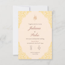 custom invitations and announcements wedding Card