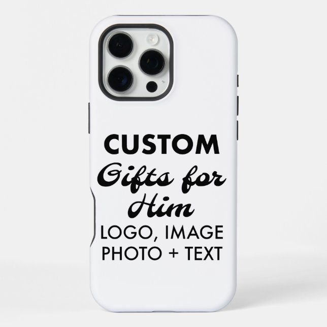 Custom iPhone 16 Pro Max Tough Case (Back)