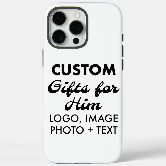 Custom iPhone 16 Pro Max Tough Case (Back)