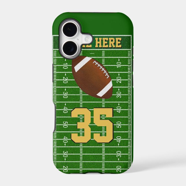Custom iPhone 7 plus FOOTBALL case Other Versions (Back)