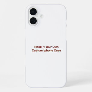 Custom iPhone 16 plus case