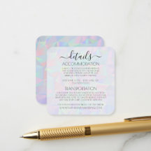 Custom Iridescent Geometric Details