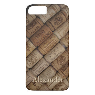 Custom Italian Wine Corks iPhone 8 Plus/7 Plus Case