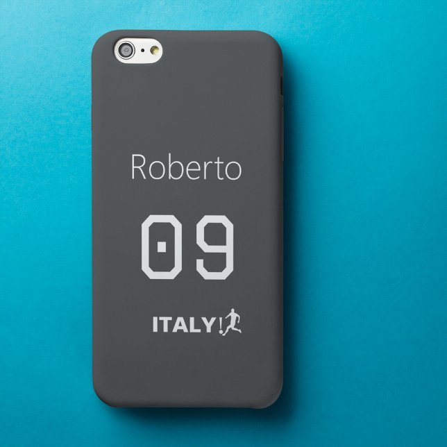 Custom Italy National Soccer Professional Mono iPhone Case (Creator Uploaded)