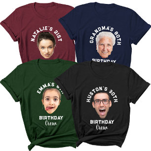 Custom It's My Birthday Face Name and Age Funny T-Shirt