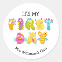 Custom IT'S MY FIRST DAY Kindergarten Animal
