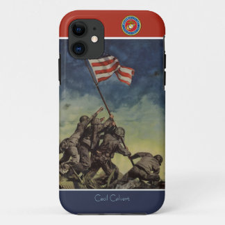 Custom Iwo Jima Flag Marines iPhone Case