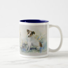 Custom Jack Russell Terrier Watercolor Dog