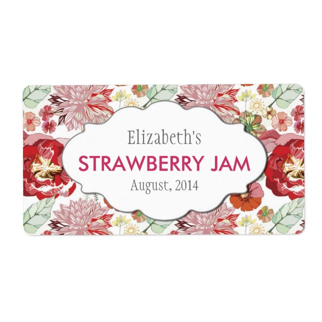 Custom Jam, Sauce, Canning or Product Labels (Front)