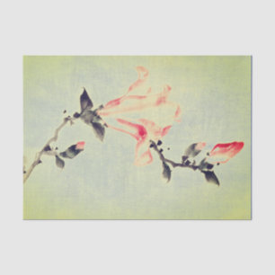 CUSTOM JAPANESE PRINT OF FLOWERS TISSUE PAPER