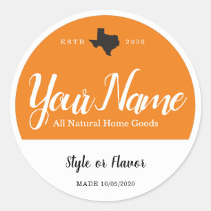 Custom Jar and Lid Labels - Add your own words