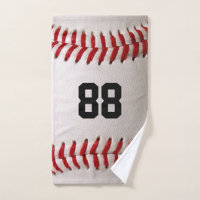 Custom Jersey Number Baseball Player Design