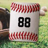 Custom Jersey Number Baseball Player Design