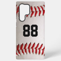 Custom Jersey Number Baseball Player Design