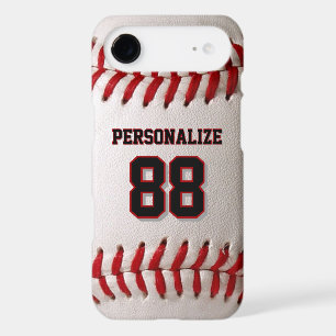 Custom Jersey Number & Name Baseball Player Design