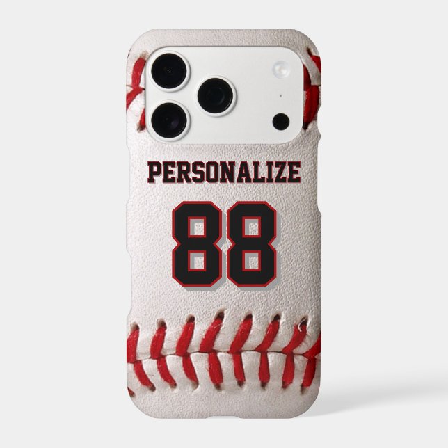 Custom Jersey Number & Name Baseball Player Design (Back)
