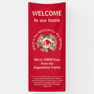 Custom JESUS IS THE REASON Christmas Banner