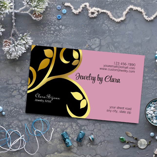 Custom Jewellery Business Card (Creator Uploaded)