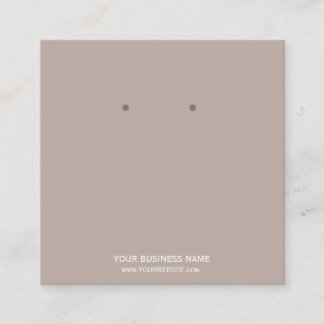 Custom Jewellery Earring Display Cards