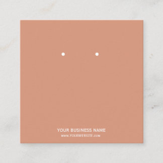 Custom Jewellery Earring Display Cards