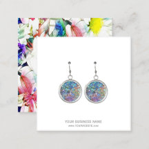 Custom Jewellery Earring Display Cards