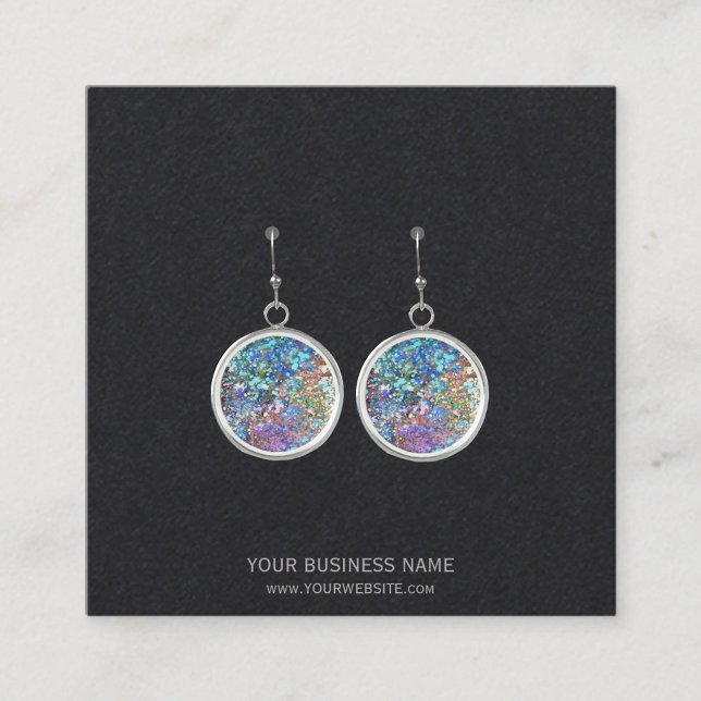 Custom Jewellery Earring Display Cards (Custom Jewelry Earring Display Cards to Personalize with your Business Name & Website)