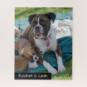 Custom Jigsaw Puzzles- Boxer Gifts Jigsaw Puzzle