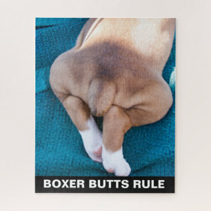 Custom Jigsaw Puzzles- Picture Boxers Butt Jigsaw Puzzle