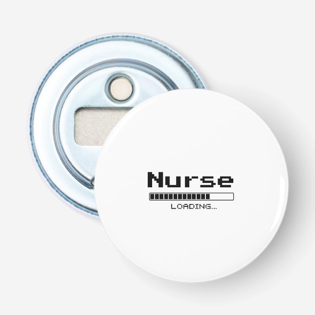 Custom Job Loading Bar Pixel Design Bottle Opener (Front)