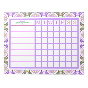 Custom Jolly Christmas ADHD Girls Womens Planner Notepad