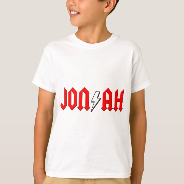custom JONAH rock and roll shirt (Front)