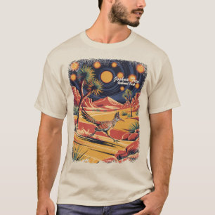 Custom Joshua Tree Funny Roadrunner Vintage Bird T-Shirt